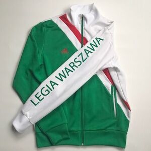 Adidas Jacket Vintage 90s Adidas Legia Warszawa Football Club Track Jacket
